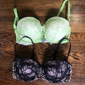 Two Victoria’s Secret Bras